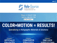 Tablet Screenshot of holo-source.com